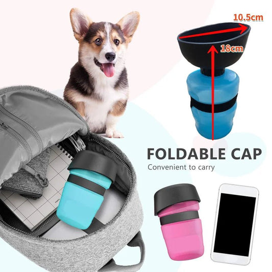 FoldablePetWaterBottle™ | Bouteille d'eau portable pour chiens - Choupichien